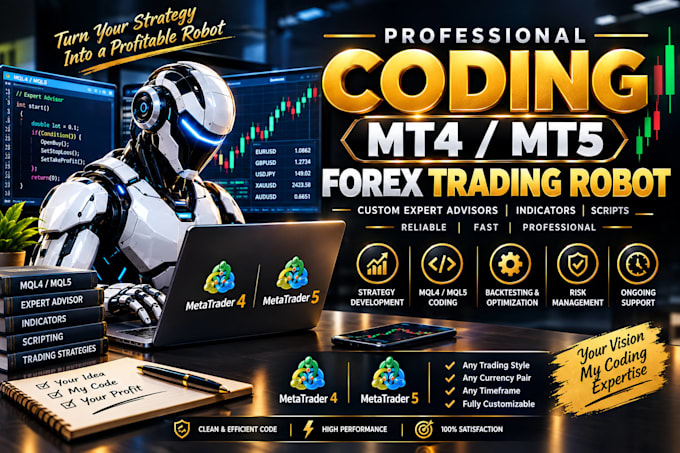 develop your mt4 mt5 expert advisor eas and indicator