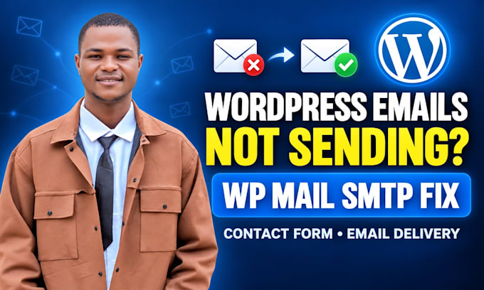 fix wordpress emails not sending, wp mail SMTP and contact form email issues