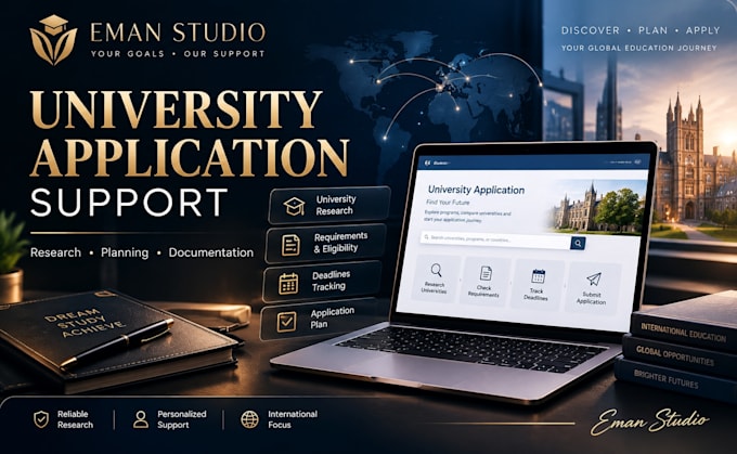 provide professional university application support and research