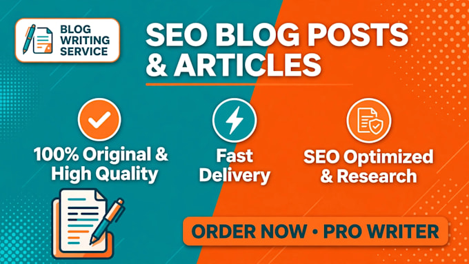 write engaging blogs and SEO articles