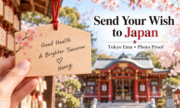 write your wish on a japanese ema