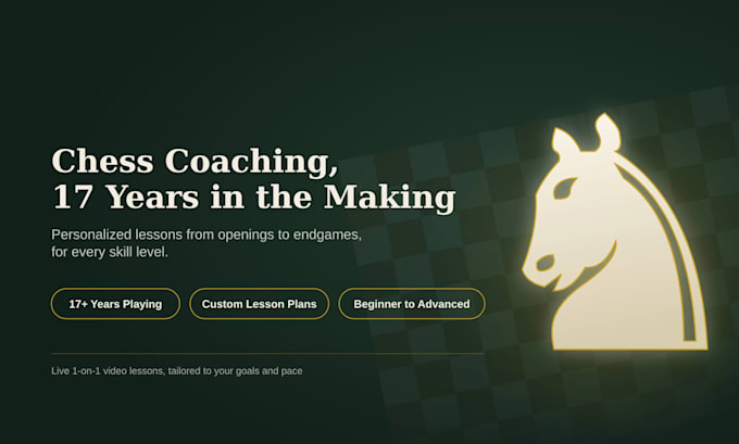 be your chess tutor