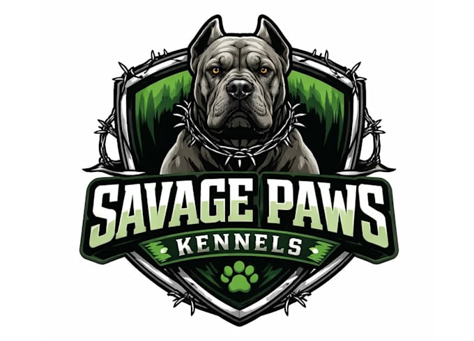 create an amazing pitbull logo for your brand