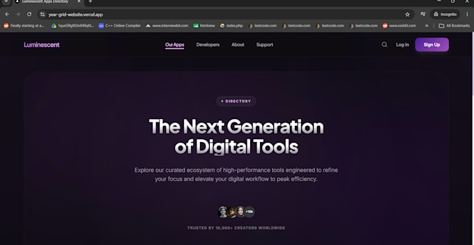 develop a full stack web application