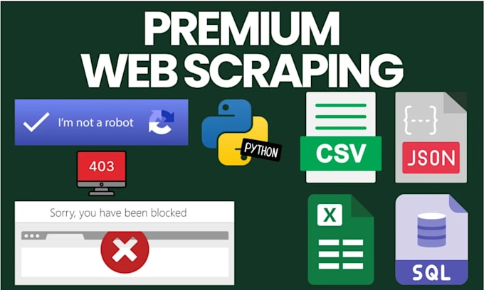 write python web scraper for any website