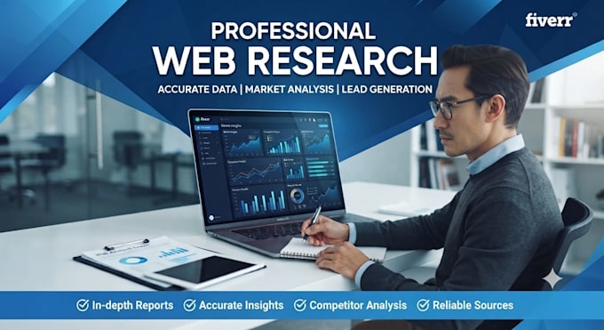 do professional web research, market research, and data collection