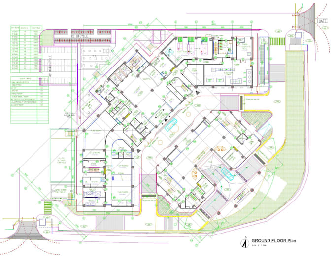create a professional 2d floor plan in autocad