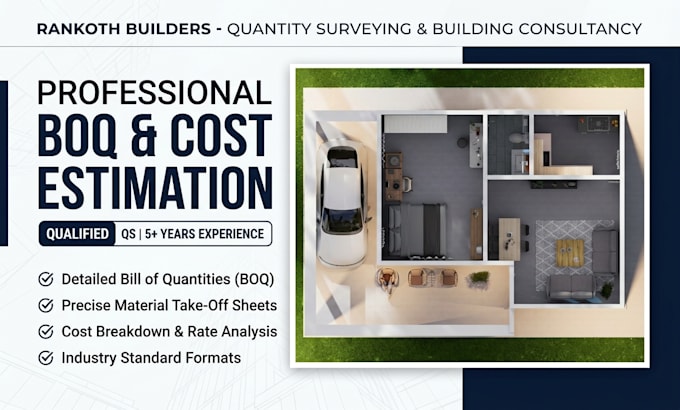 prepare professional boq and material quantity take off