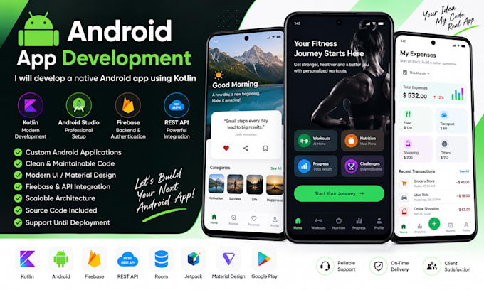 develop and customize android apps using kotlin