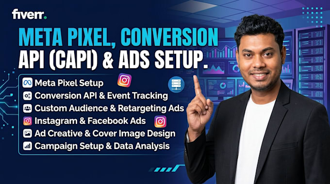 setup meta pixel and conversion API for facebook ads tracking
