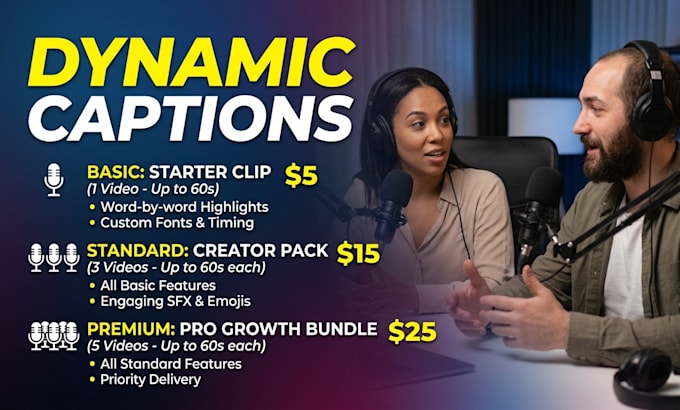 create dynamic english captions and subtitles for your videos