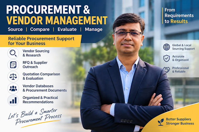 create customized procurement and vendor management templates