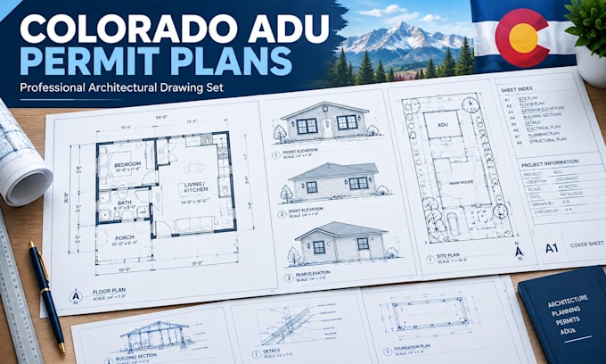 create colorado adu permit drawings for building permits
