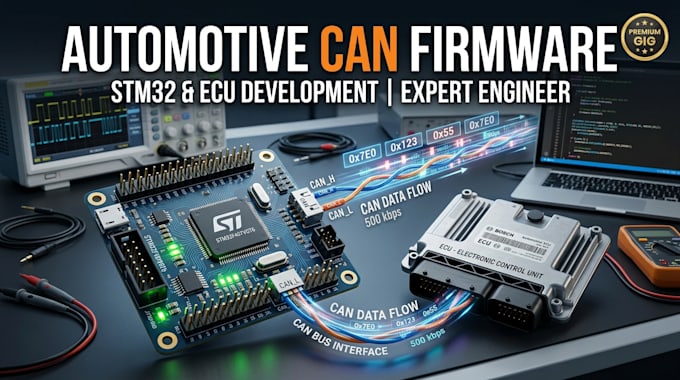develop and debug can bus automotive systems, ecu communication, diagnostics