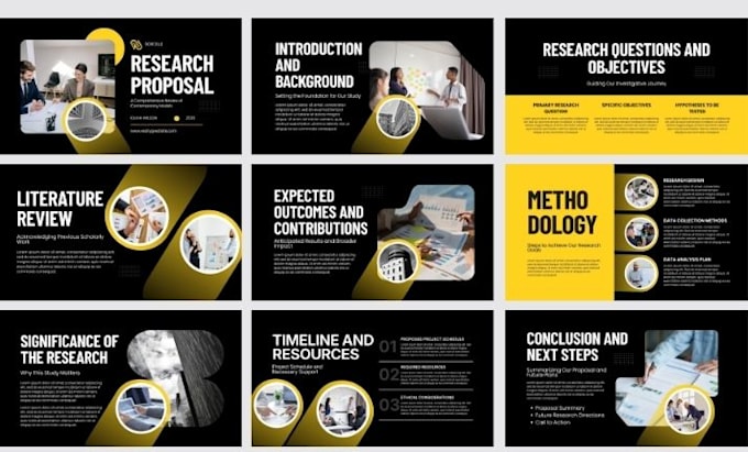 design a professional thesis and academic presentation