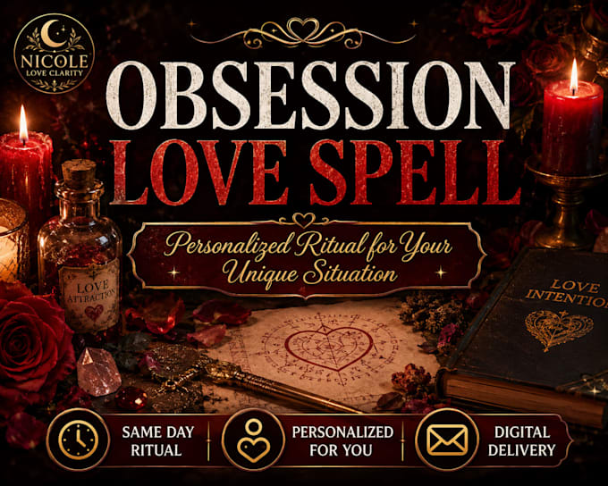 cast a powerful obsession love spell for you