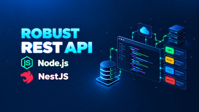 develop a backend rest api with node js, nest js