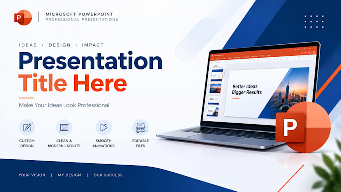 create quick powerpoint presentation or investor pitch desk
