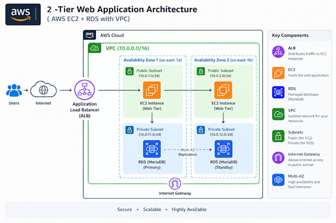 deploy and configure your application on AWS ec2