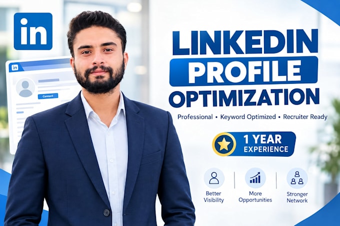 create, optimize and manage linked in profile