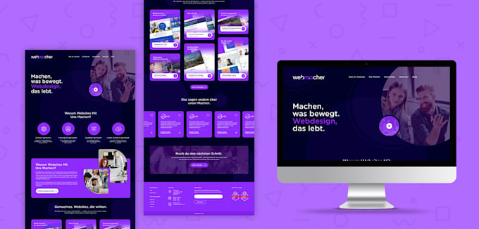 design a modern website UI UX in figma
