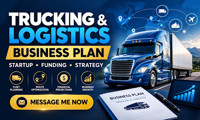 write a professional trucking and logistics business plan