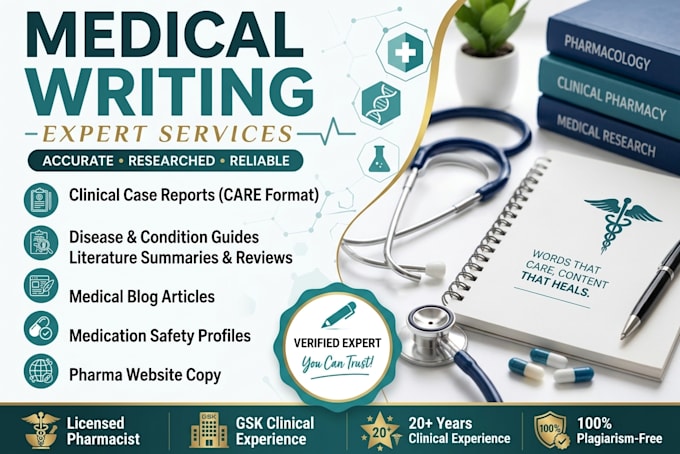 write patient education and health content as a licensed pharmacist