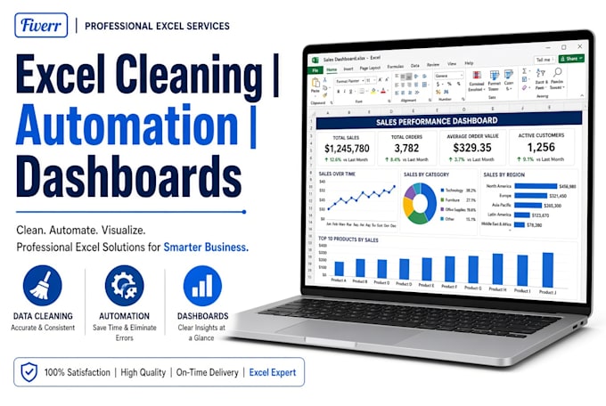 create, automate, clean, and fix your excel spreadsheets