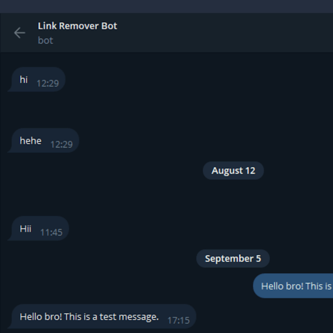 build a custom telegram bot for your task