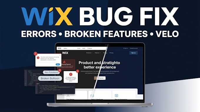 fix wix bugs, errors and broken features on your wix website