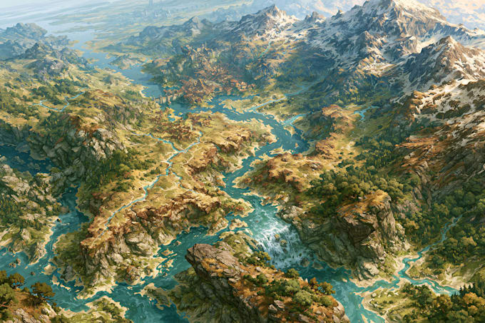 make a fantasy map for your dnd game