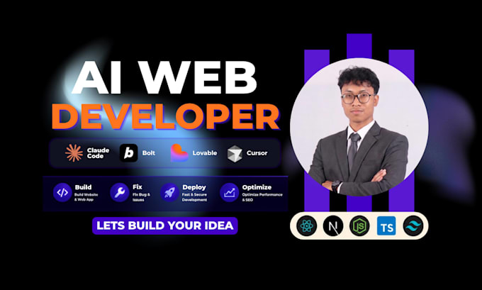 build, and launch website, app or saas