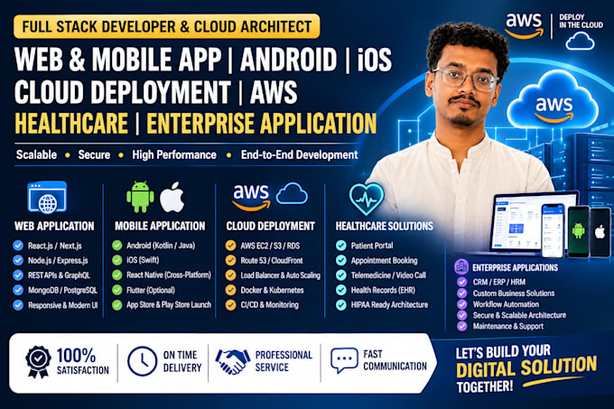 develop website, mobile app for your business