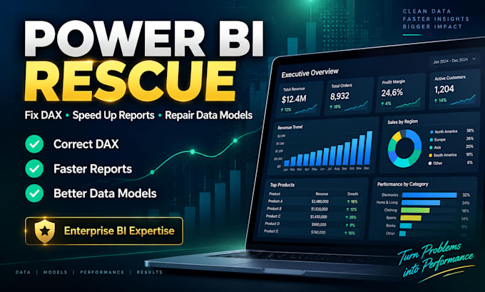 fix and optimize your power bi dashboard dax and data model