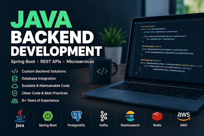 develop a scalable java spring boot backend or rest API