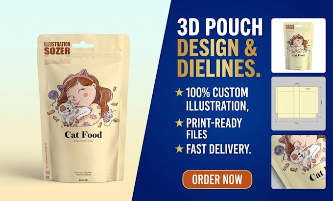 design a premium pouch for your business