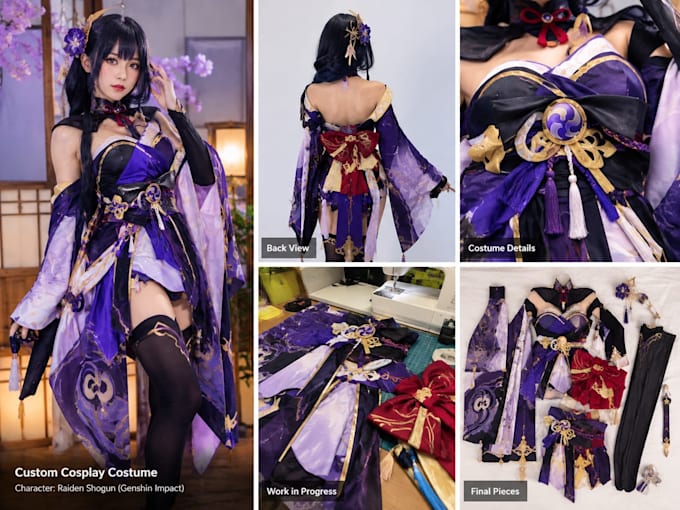sew custom cosplay costumes for any character