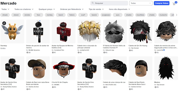 list ugc items in your store