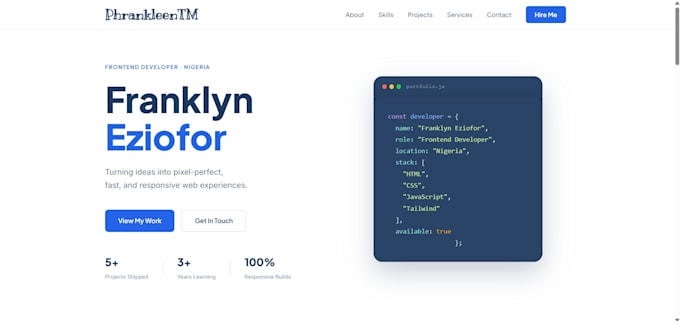 build a responsive landing page
