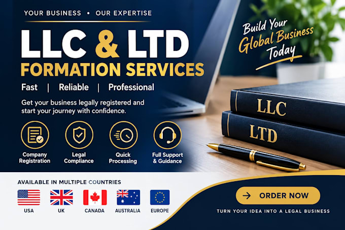 create your llc or ltd company professionally