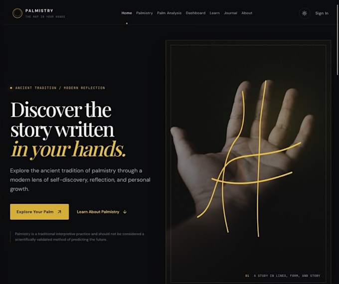 produce professional websites with a detailed description