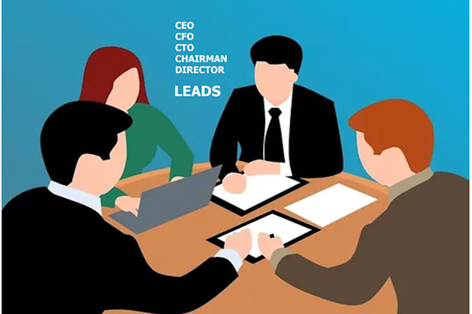 provide c level executive CEO cfo cto verified leads