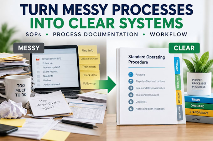 create professional sops and process documents