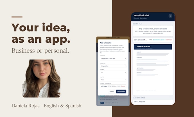 develop a custom web application for business or personal use