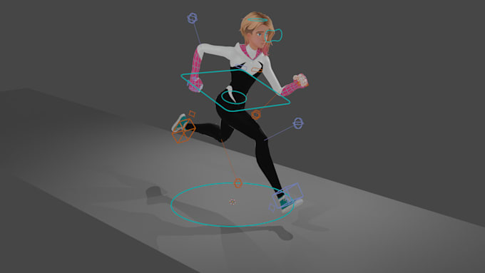 animate your character for games in blender