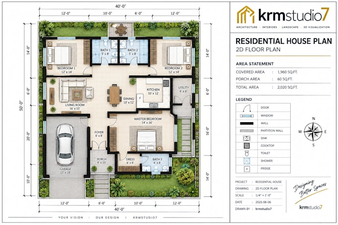 create precise autocad 2d plans and architectural drawings