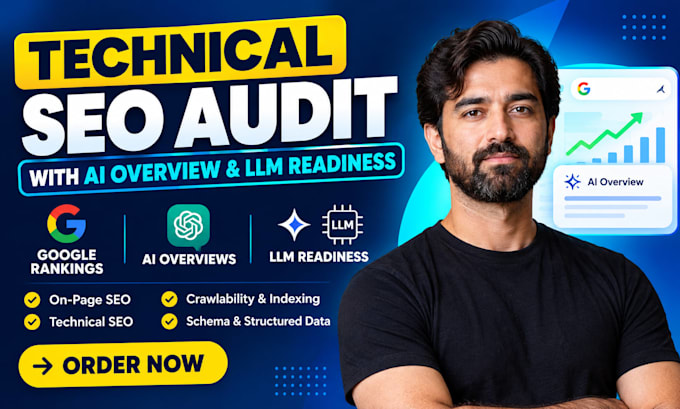 do a technical SEO audit with ai overview and llm readiness check