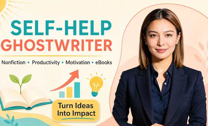 ghostwrite your self help or productivity ebook