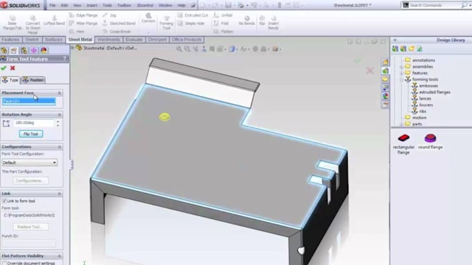 deliver expert sheet metal cad design drafting solidworks autocad manufacturing