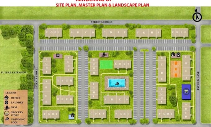 draw 2d site plan, plot plan, or subdivision layout for city permit